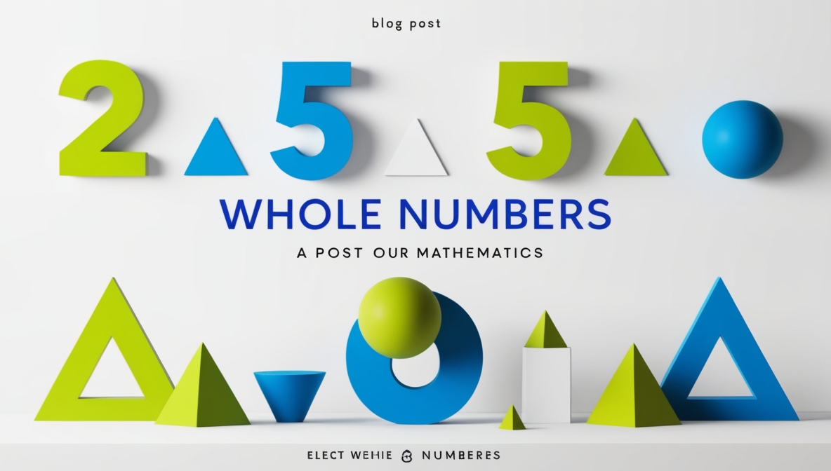 Mathe Ganze Zahlen. Erstellt mit KI Leonardo AI.