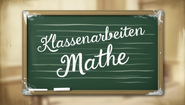 Mathe Klassenarbeiten erstes Halbjahr 2024
